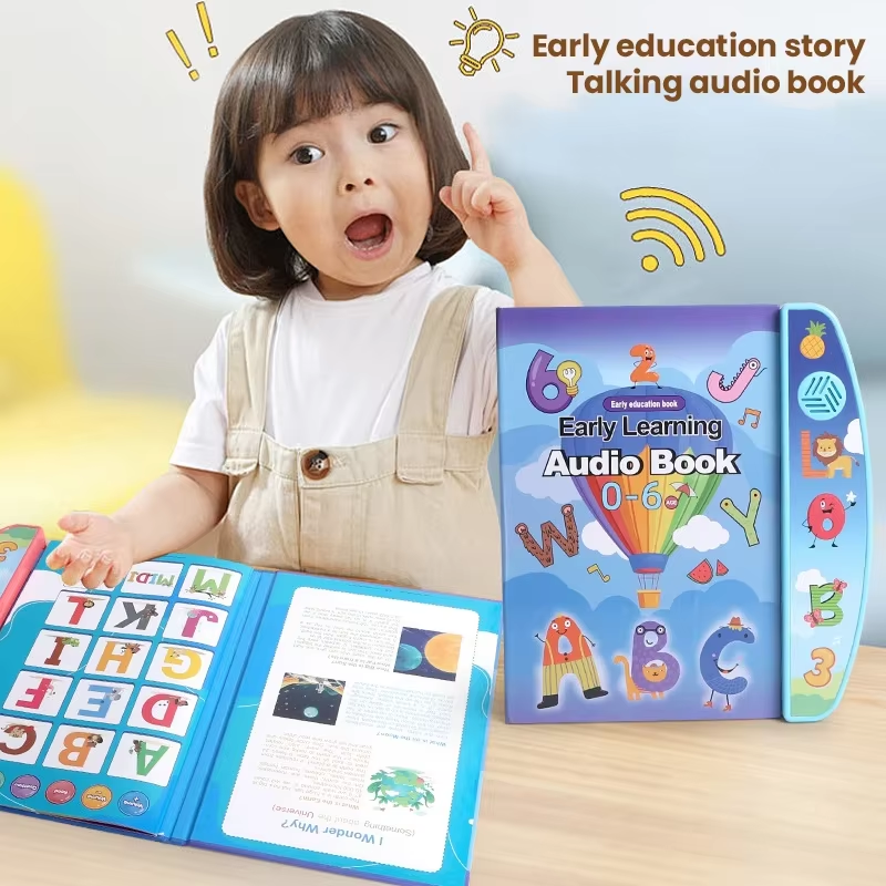Kids Early Education Books - Kids' English Learning Intelligence Touch Book,