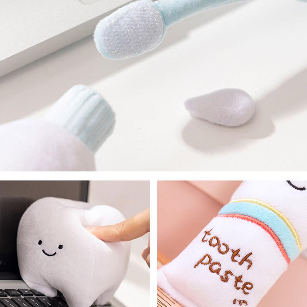 Kids Education Learn Tv - Simulation Fun Tooth Toothbrush Toothpaste Plush