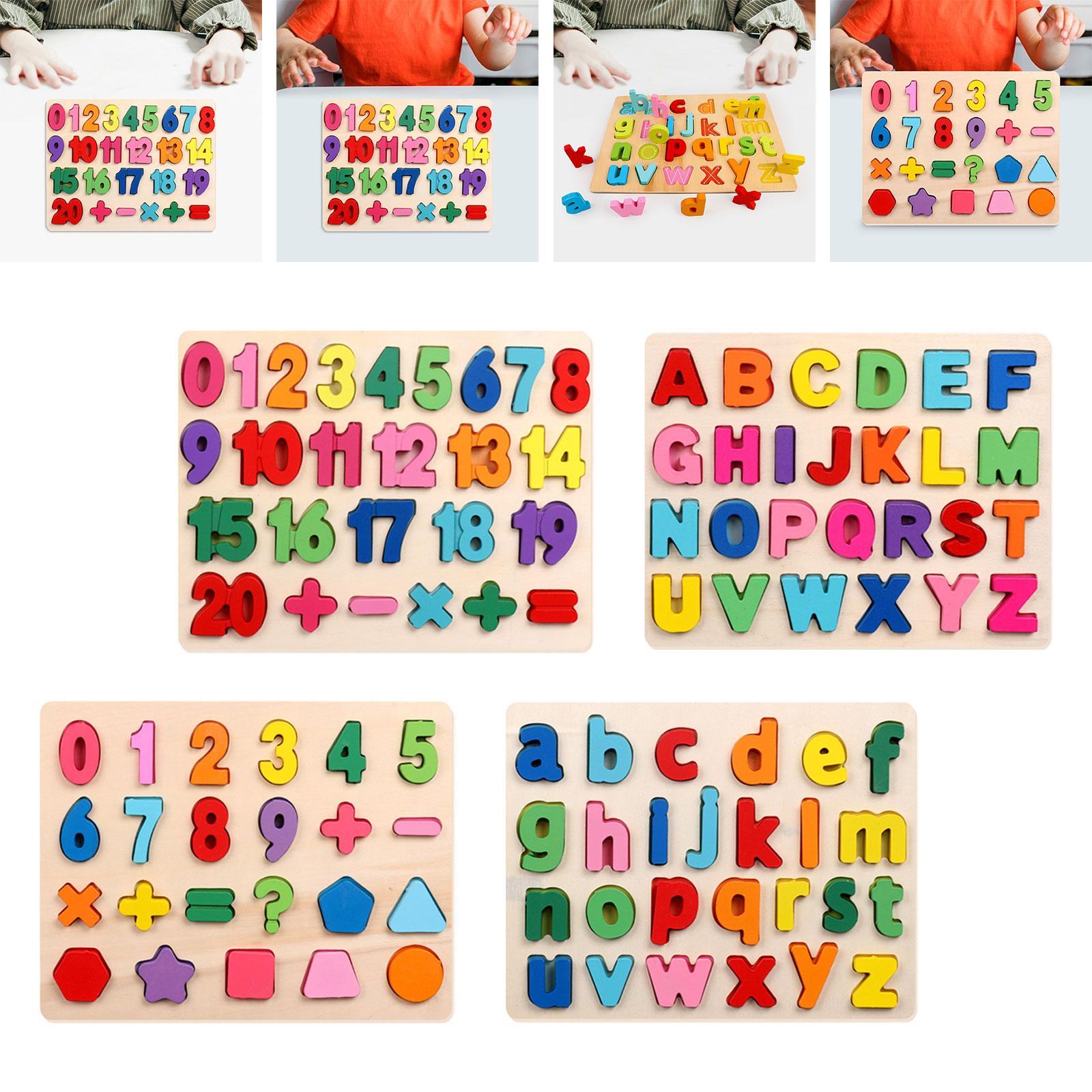 Kids Education Activities - Wooden Game for Matching, Educational Activity
