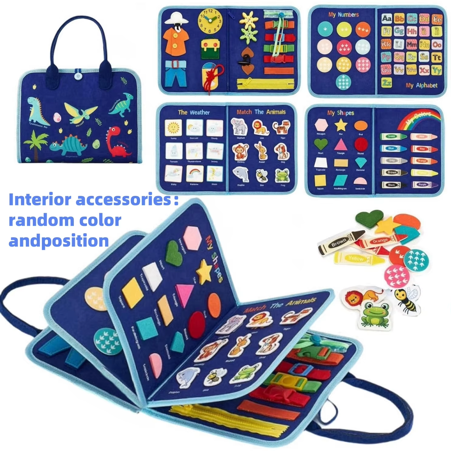 Montessori Busy Board Sensory  - Kids Education Activities ulasan dan harga