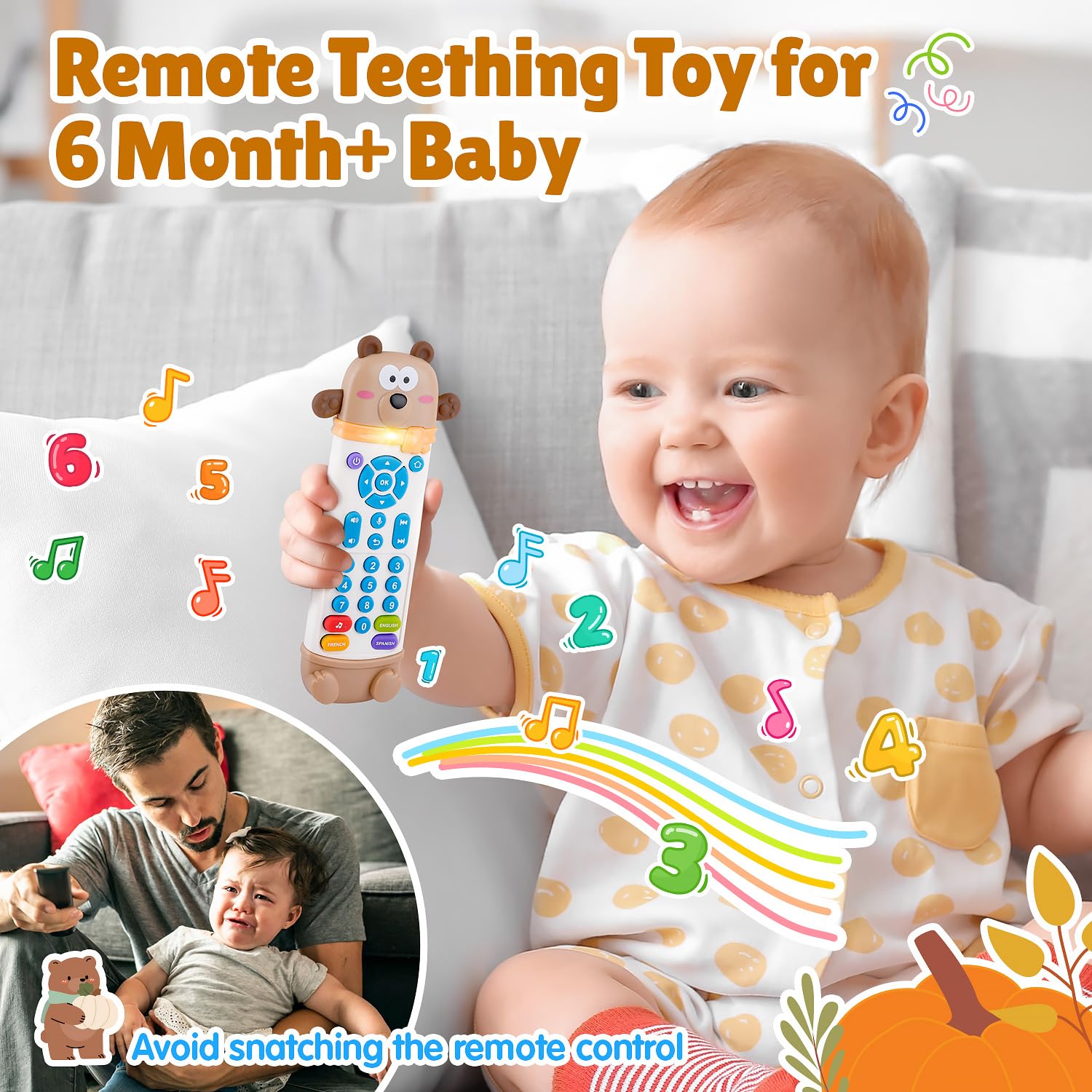 Infant Simulation TV Remote Co - Kids Education Learn Tv ulasan dan harga