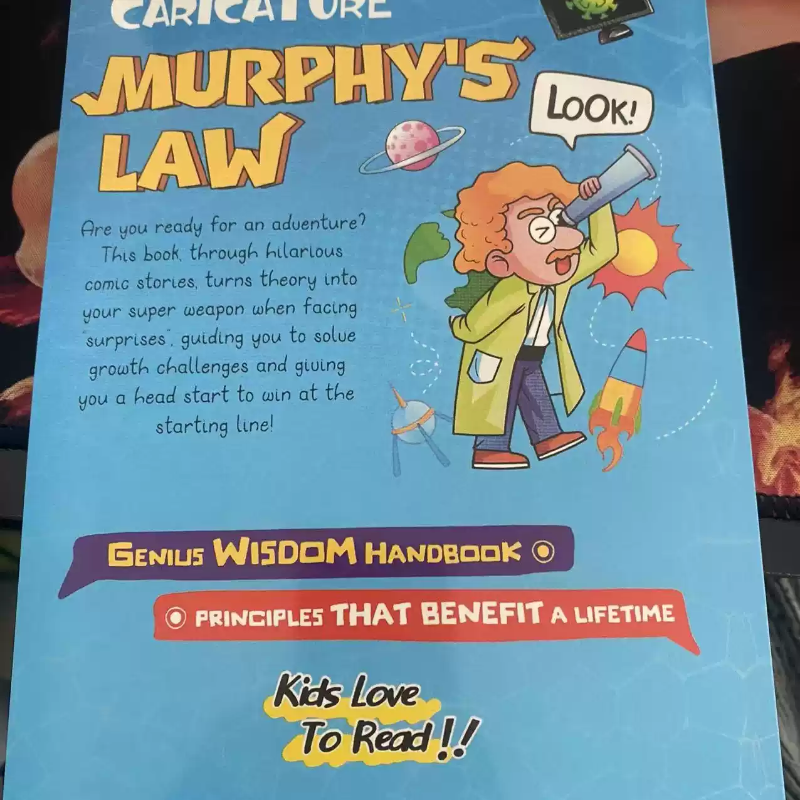 Murphy's Law Comic Book Englis - Kids Educational Reader ulasan dan harga