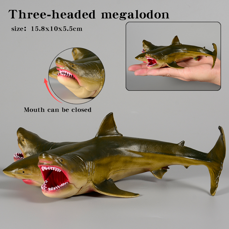 3 Headed Great White Shark Fig - Kids Education Learn Tv ulasan dan harga