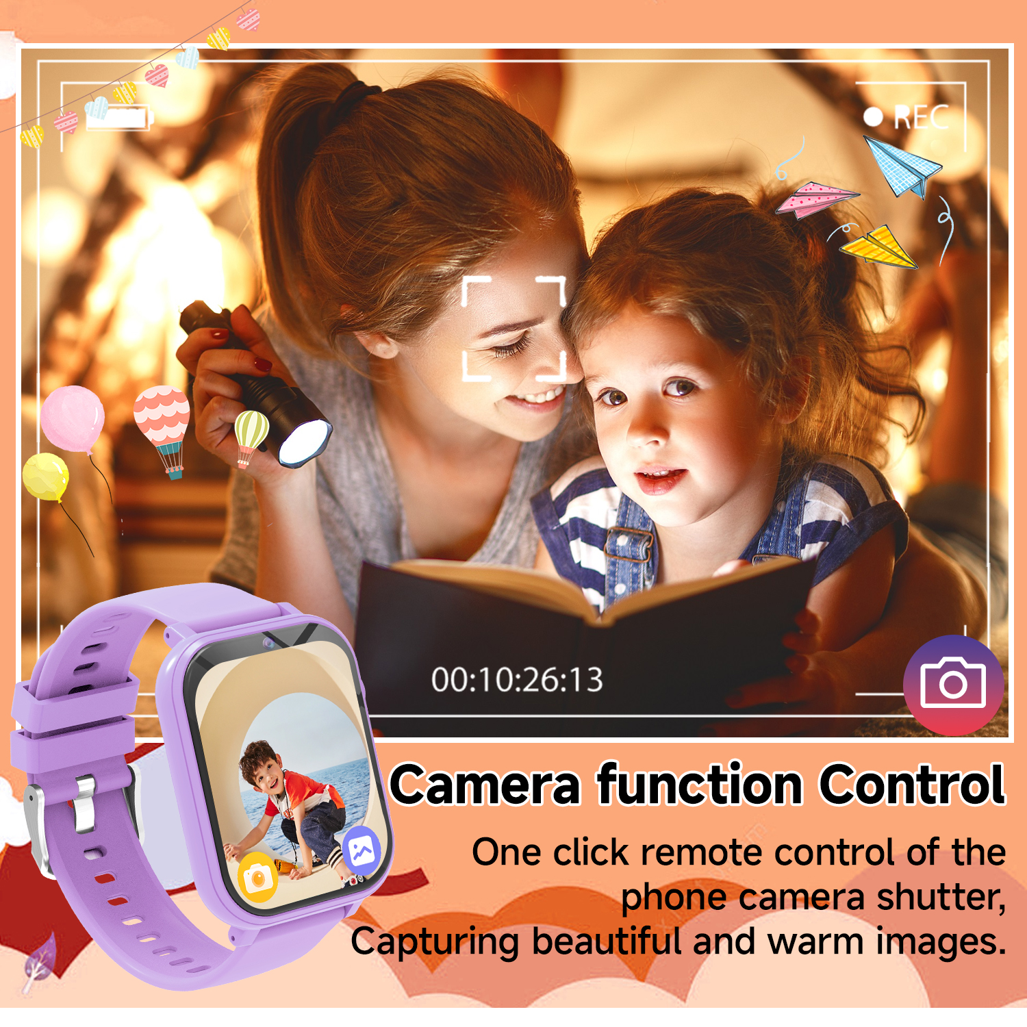 Kids Smart Watch with Camera f - Kids Education Steps ulasan dan harga