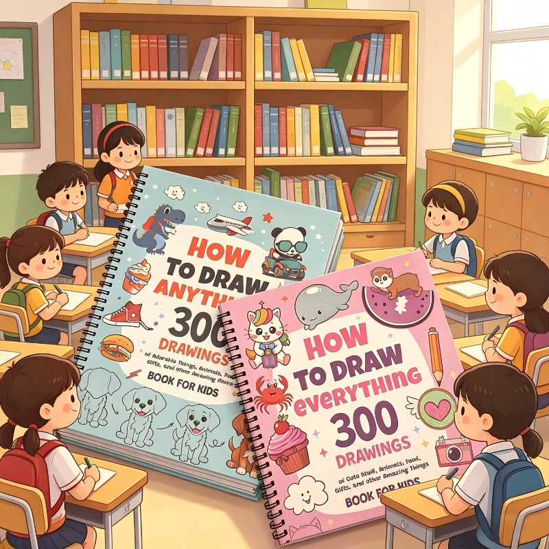 2Pcs Kids Step By Step Drawing - Kids Education Steps ulasan dan harga