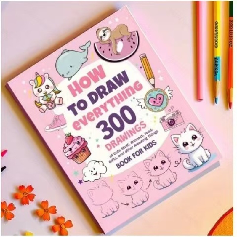 2Pcs Kids Step By Step Drawing - Kids Education Steps ulasan dan harga
