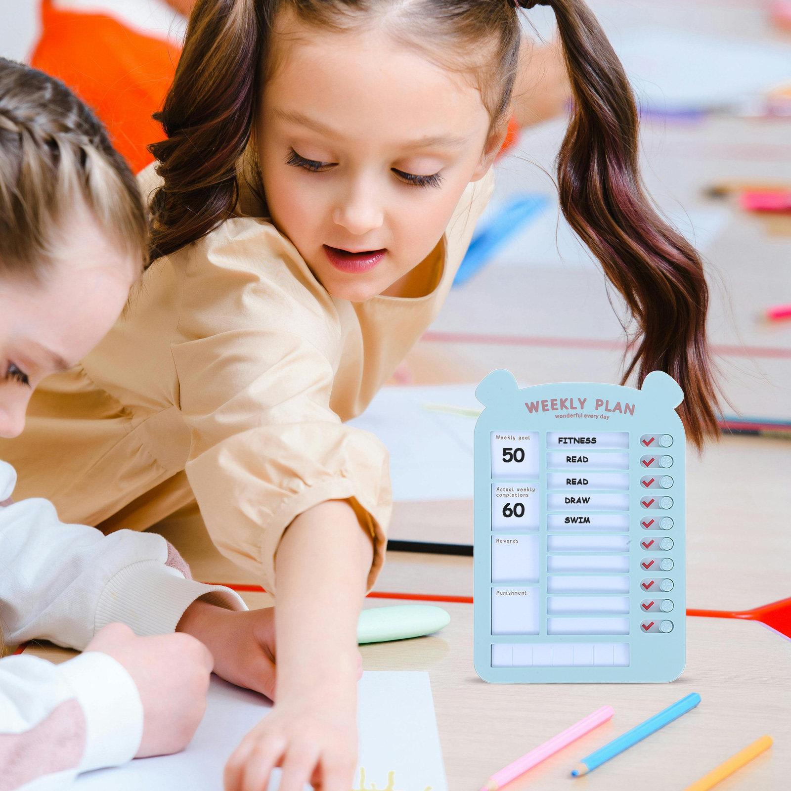 Planning Boards for Kids Habit - Kids Education Planner ulasan dan harga