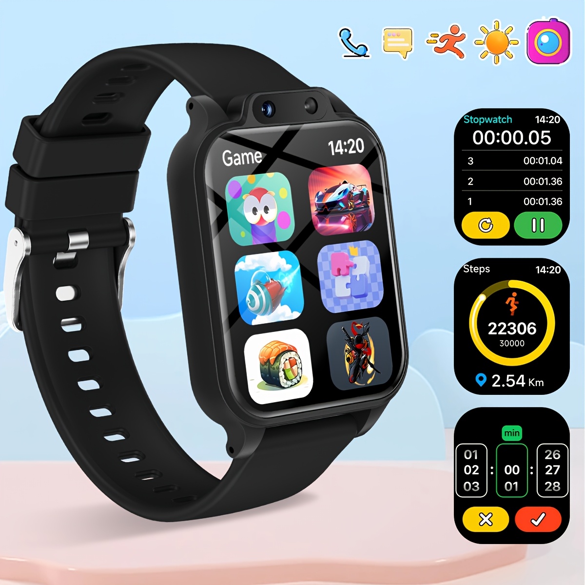 Youngsters's Smart Watch with  - Kids Education Steps ulasan dan harga
