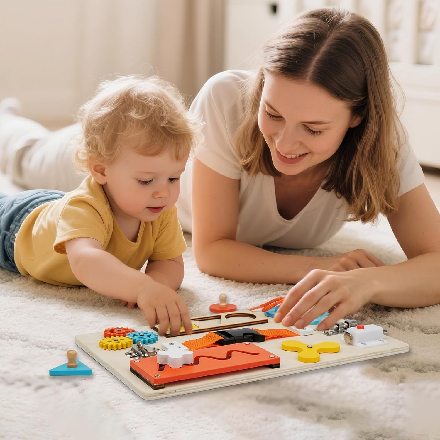 Montessori Busy Board for Todd - Kids Education Activities ulasan dan harga