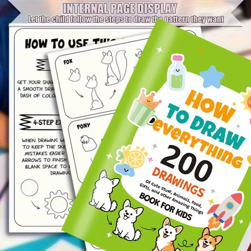 Drawing Book for Kids - 200+ S - Kids Education Steps ulasan dan harga