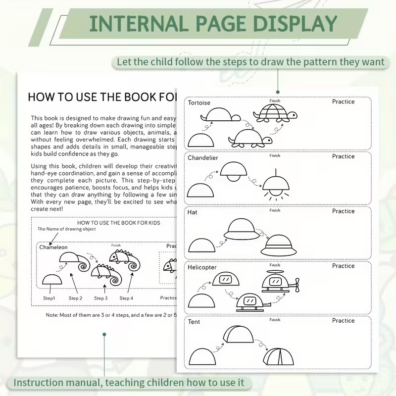Drawing Book for Kids - 200+ S - Kids Education Steps ulasan dan harga