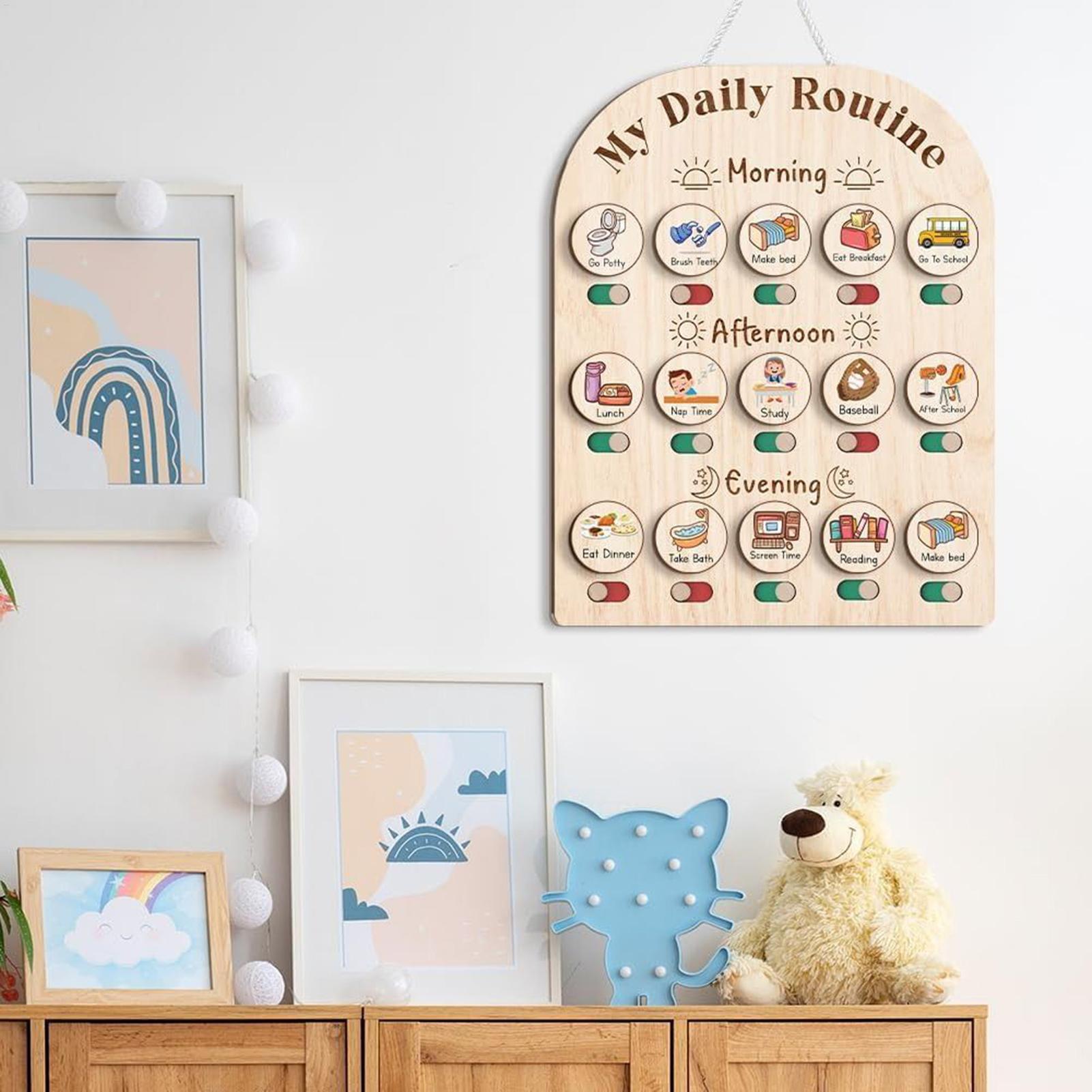 Routine Chart for Kids Morning - Kids Education Planner ulasan dan harga