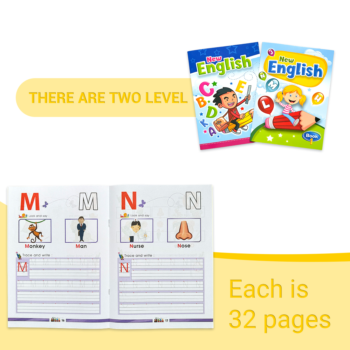 2 Book New English Alphabet Tr - Kids Early Education Books ulasan dan harga