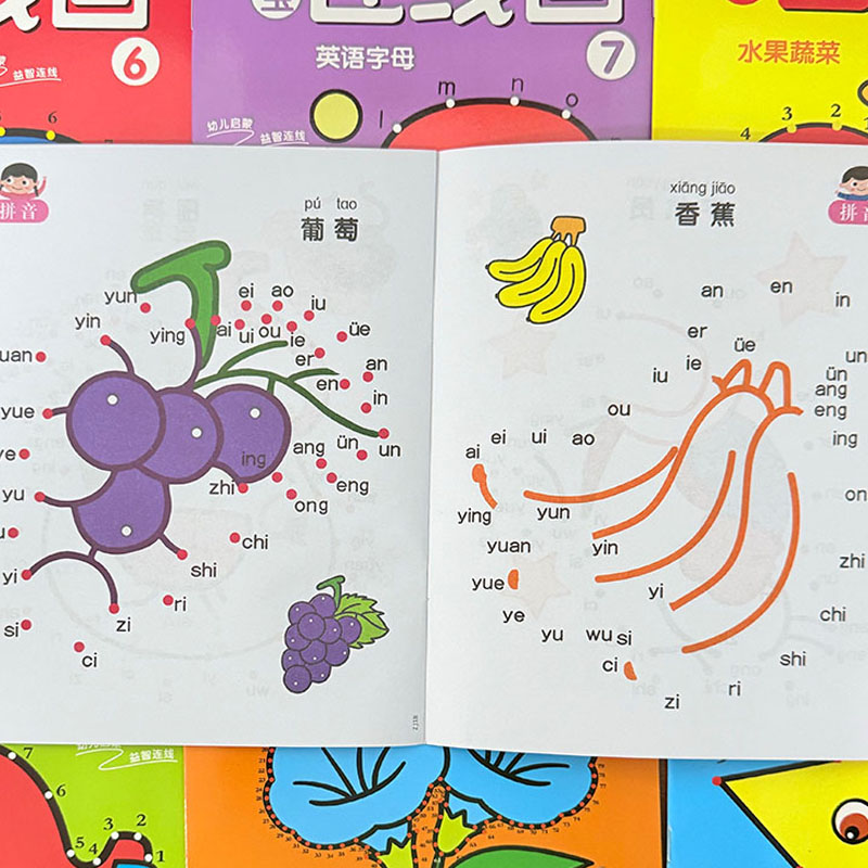 8Pcs Kids Connect the Dots Col - Kids Education Steps ulasan dan harga